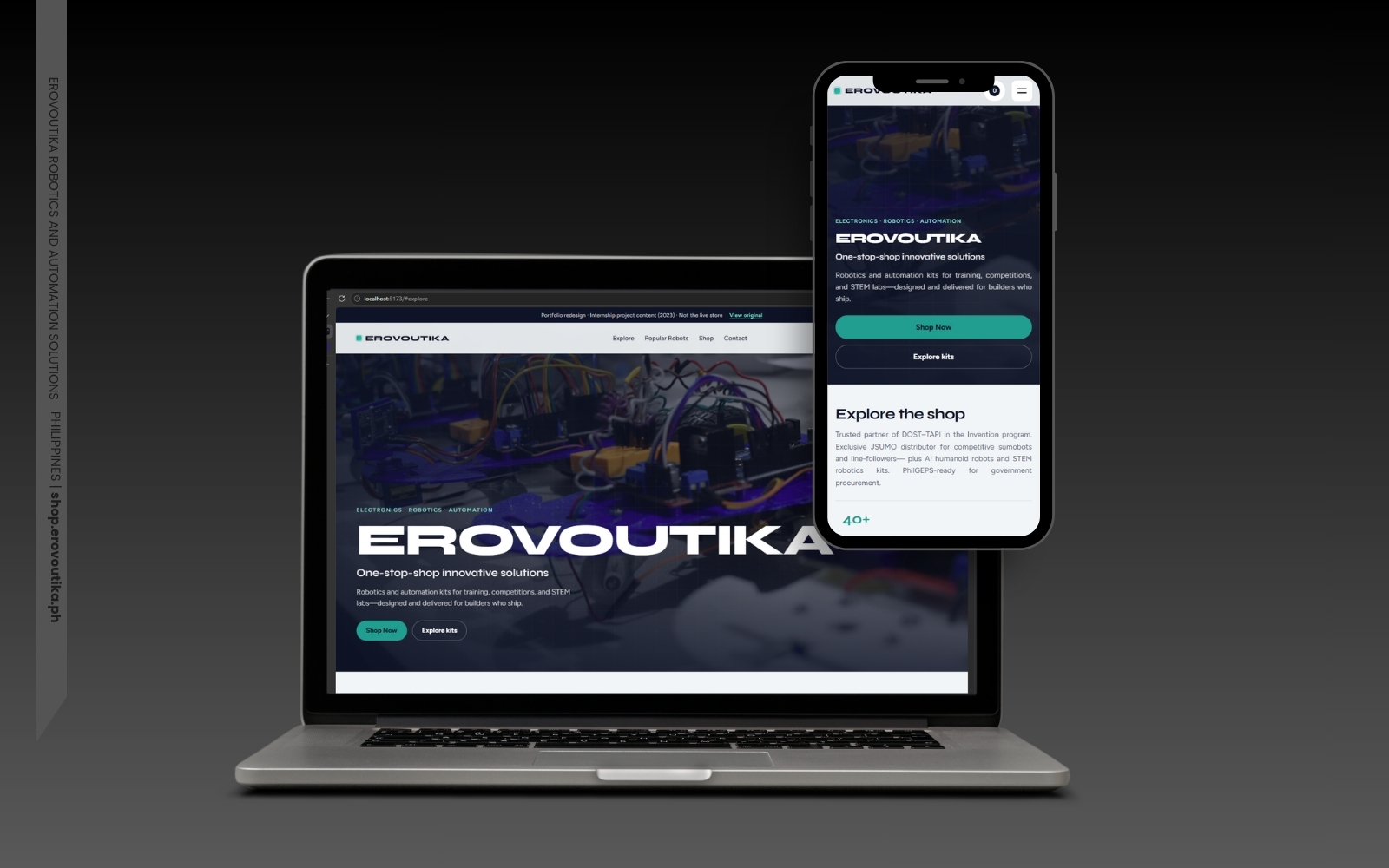 Erovoutika website project
