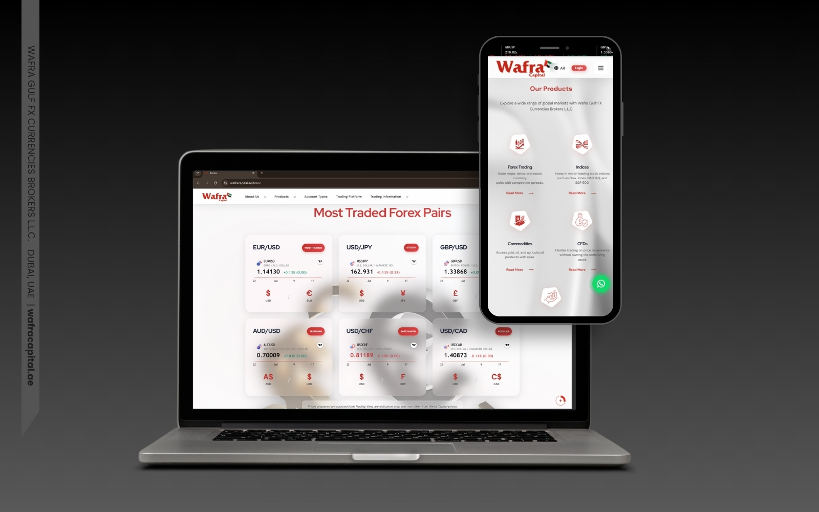 Wafra Gulf website project