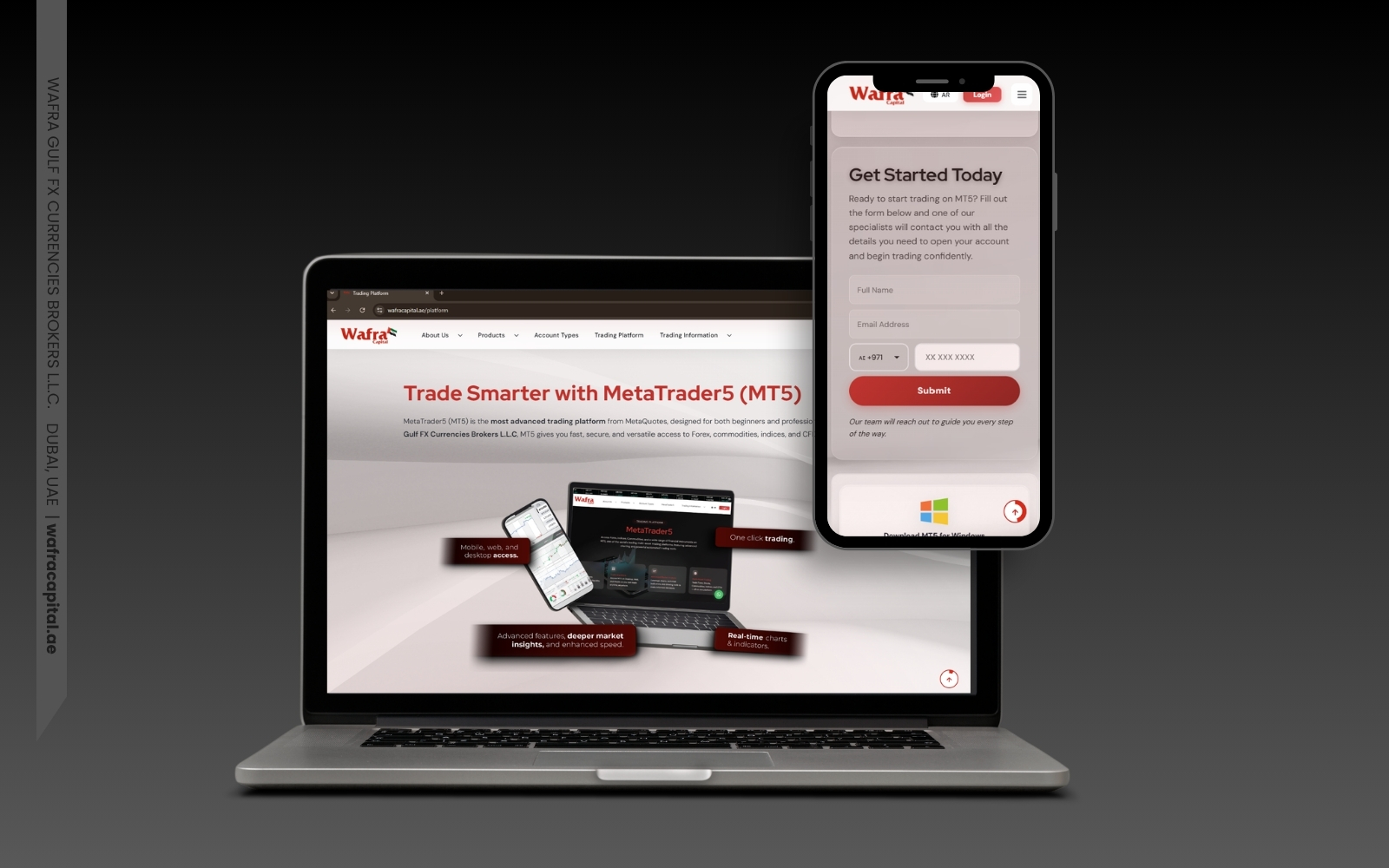 Wafra Gulf website project